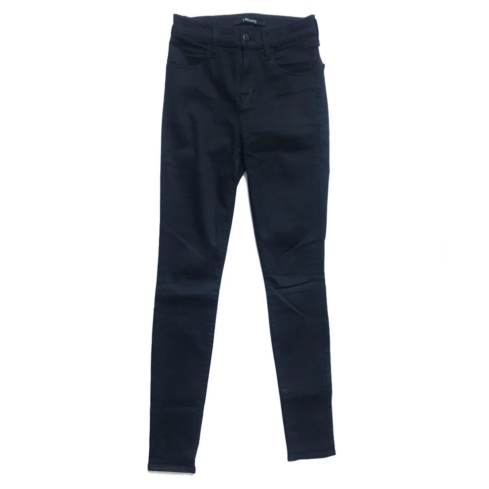 J Brand Black Dry Denim Maria High Rise Skinny Jeans 23